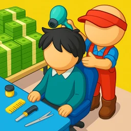 Idle Barber Salon icon