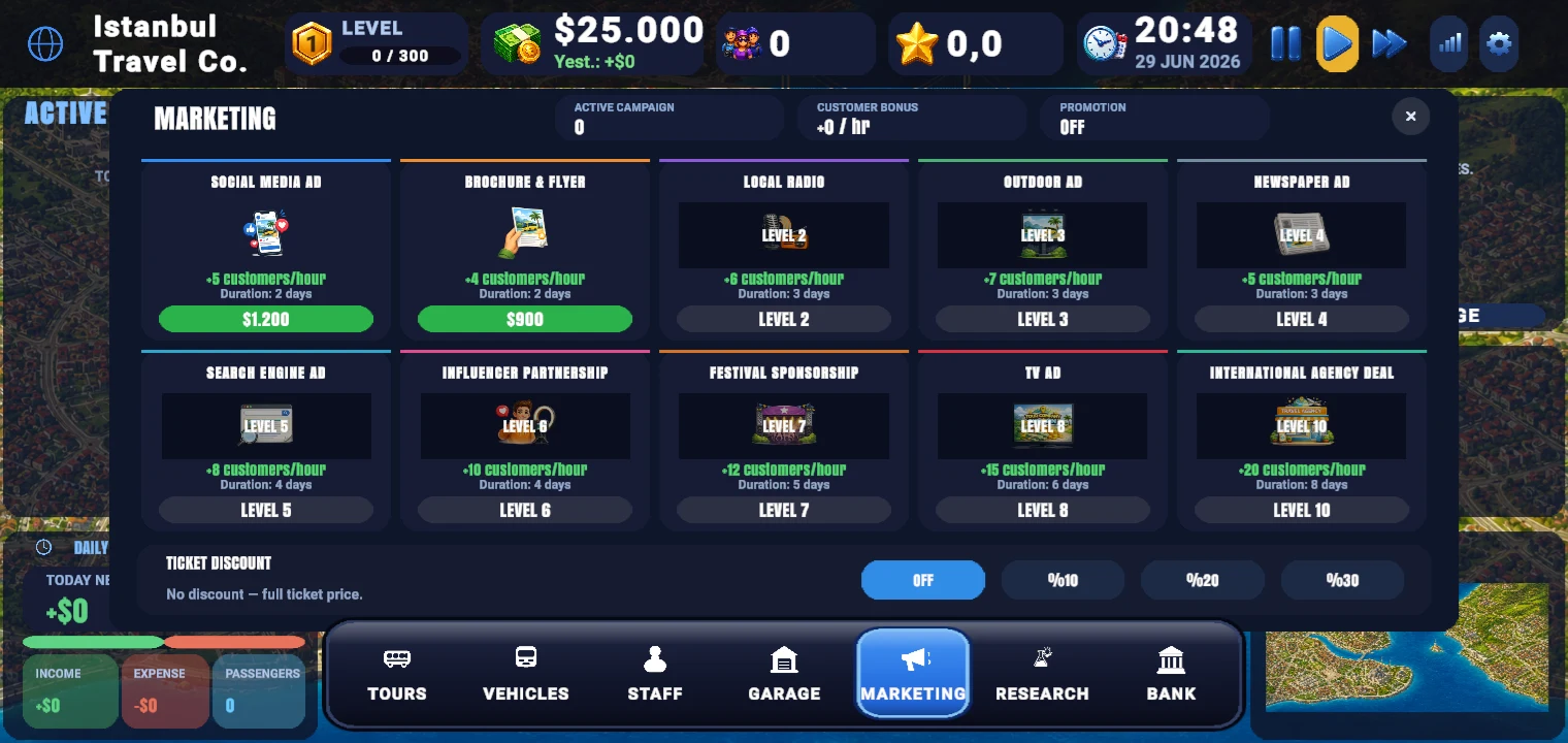 Tour Company Tycoon screenshot