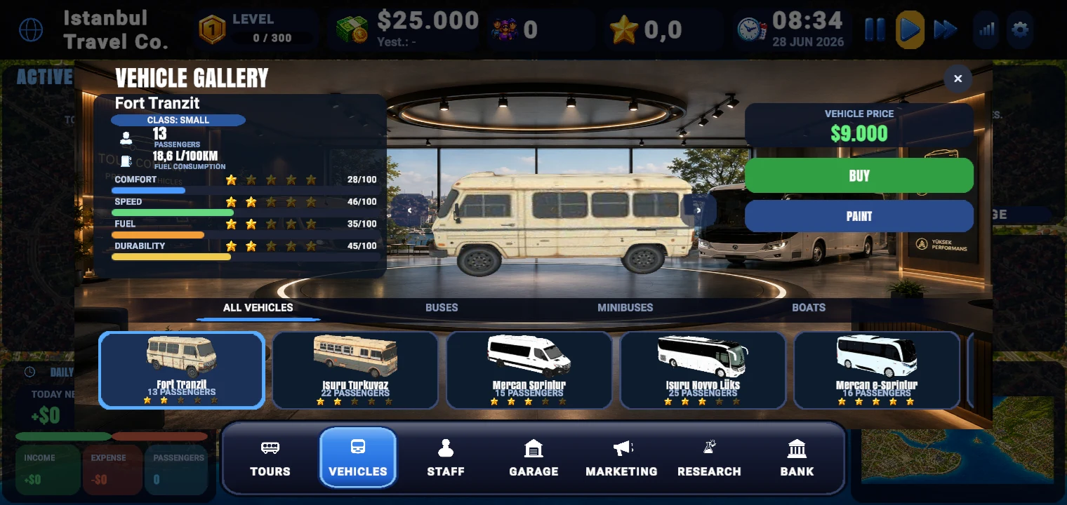 Tour Company Tycoon screenshot