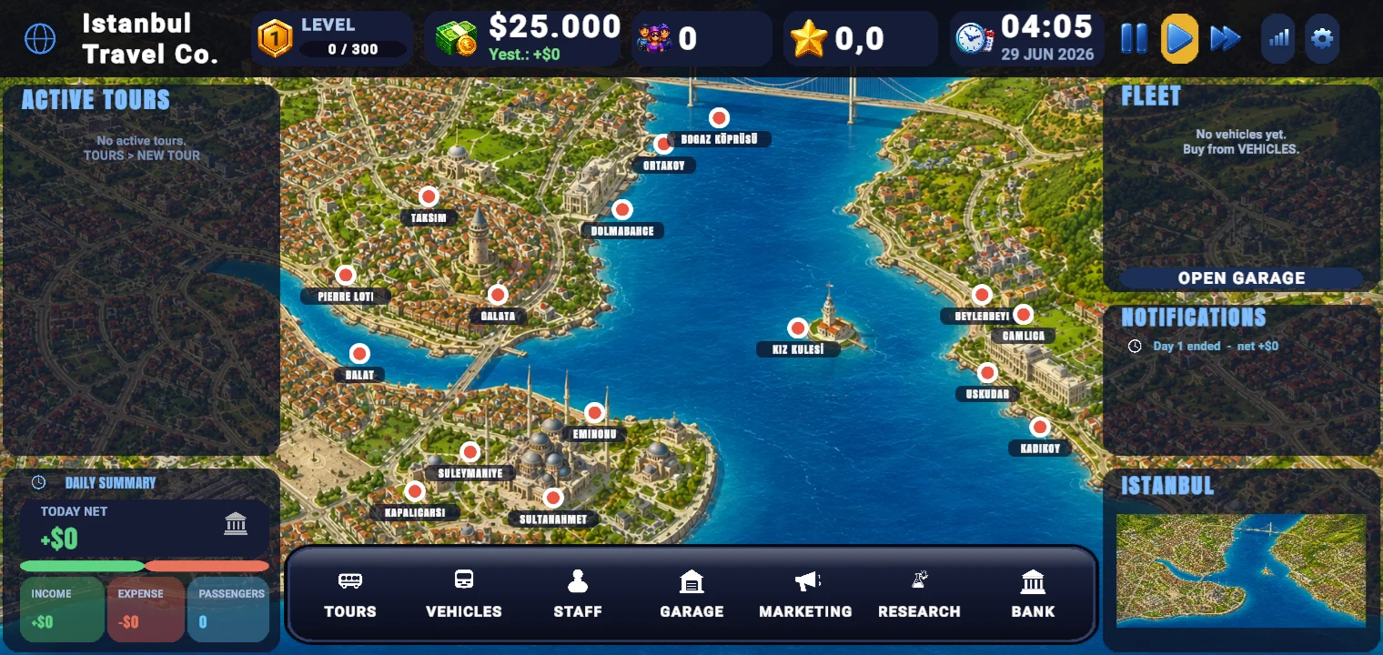 Tour Company Tycoon screenshot